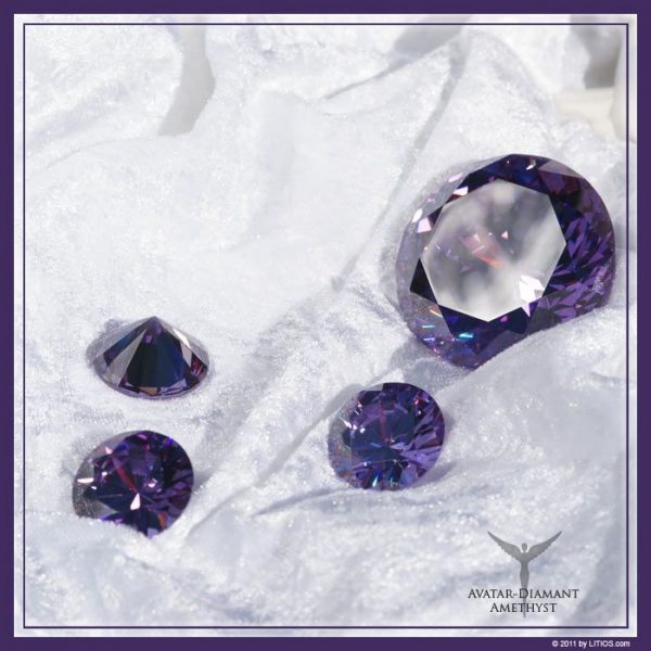 Avatar-Diamant amethyst groß – Bild 2