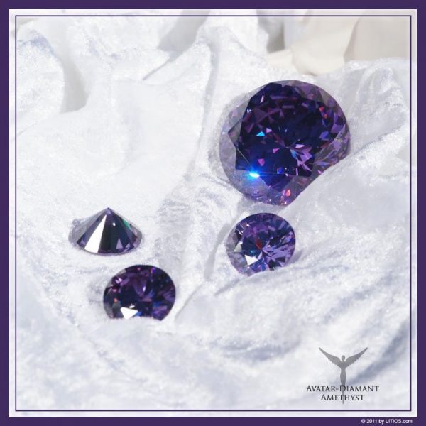 Avatar-Diamant amethyst groß – Bild 3