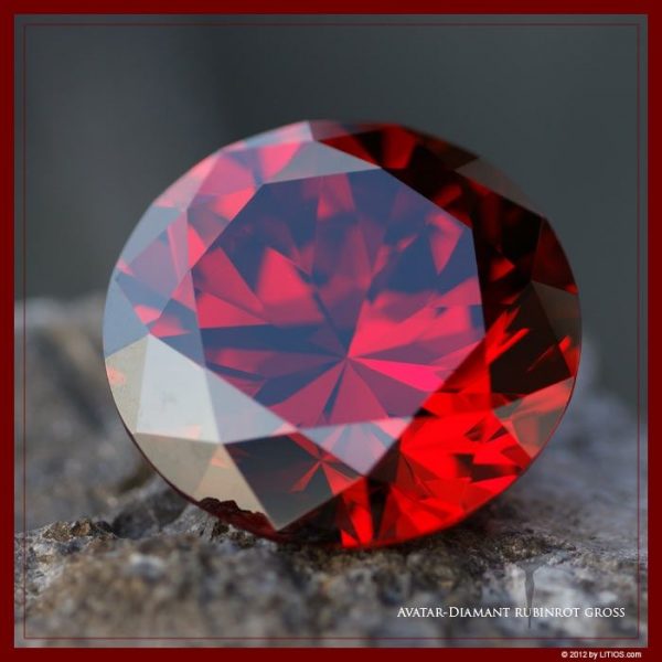 Avatar-Diamant rubinrot groß – Bild 5