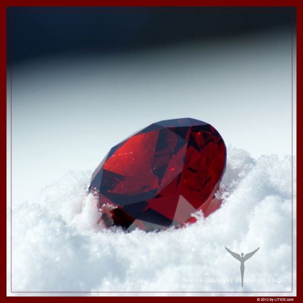 Avatar-Diamant rubinrot groß – Bild 6
