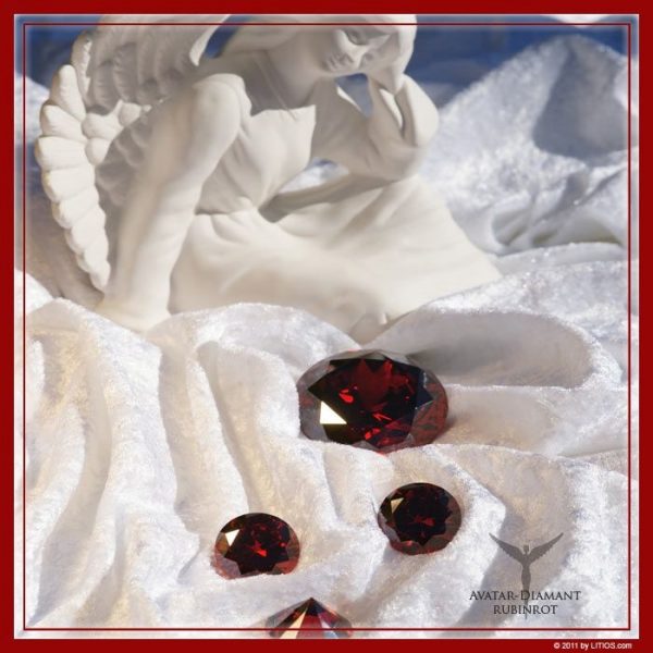 Avatar-Diamant rubinrot groß – Bild 7