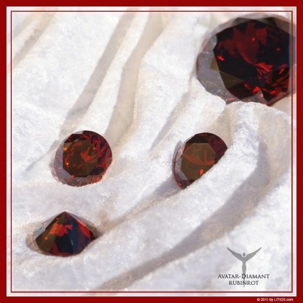 Avatar-Diamant rubinrot groß – Bild 8