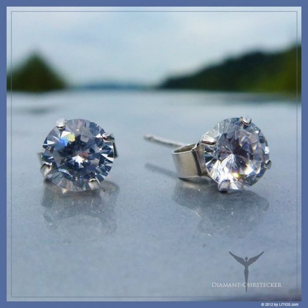 Diamant-Ohrstecker kristallklar - Image 2