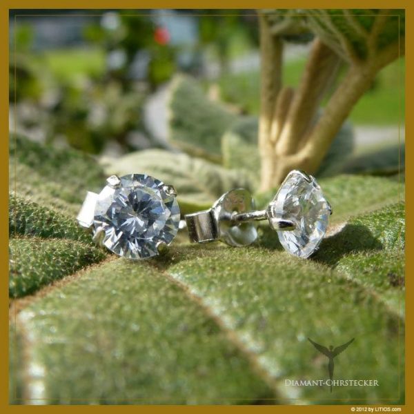 Diamant-Ohrstecker kristallklar - Image 4