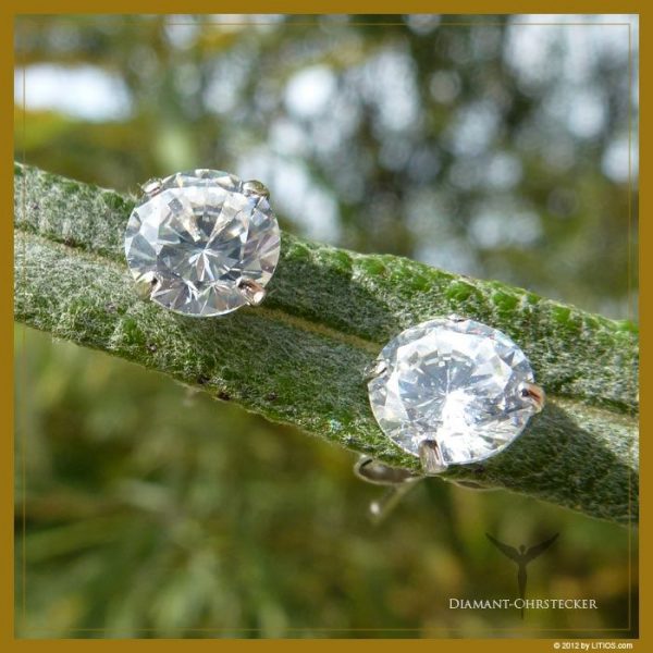 Diamant-Ohrstecker kristallklar - Image 5