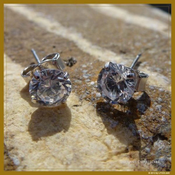 Diamant-Ohrstecker kristallklar - Image 6