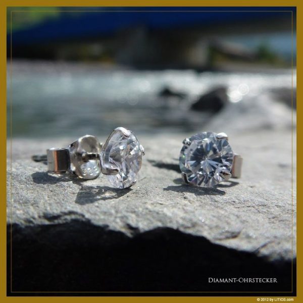 Diamant-Ohrstecker kristallklar - Image 7