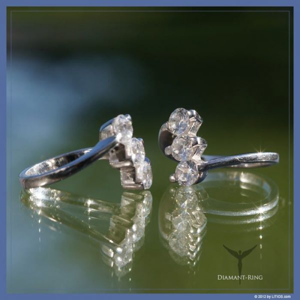 Diamantring kristallklar - Image 2
