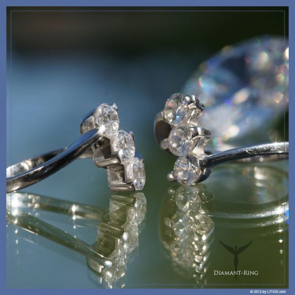 Diamantring kristallklar - Image 3