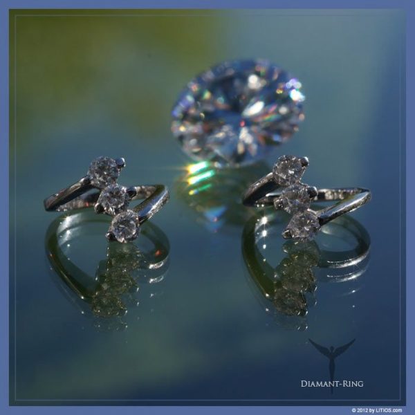 Diamantring kristallklar - Image 4