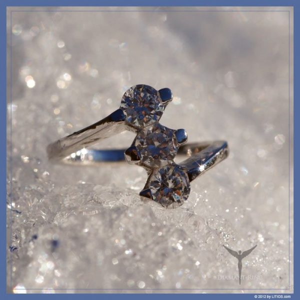 Diamantring kristallklar - Image 6