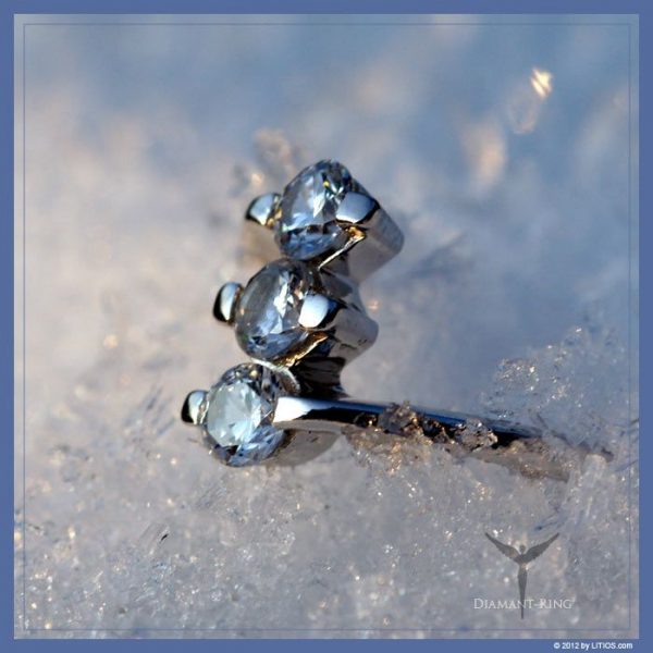 Diamantring kristallklar - Image 7