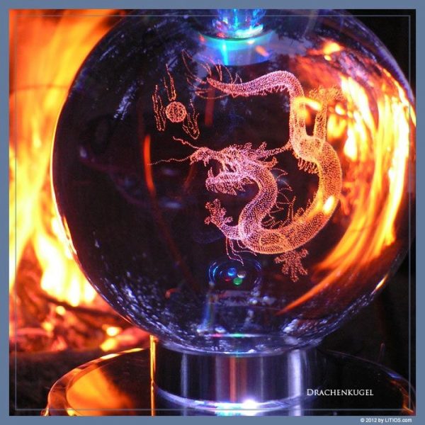 Drachen-Kugel diamant