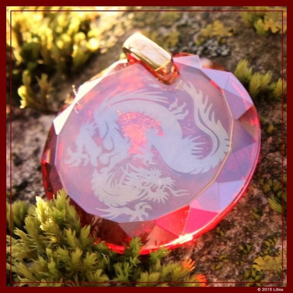 Drachen-Medaillon diamant - Image 4