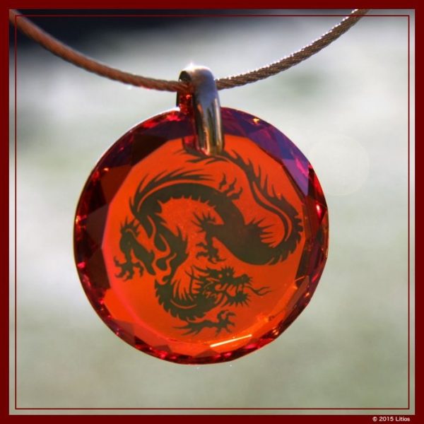 Drachen-Medaillon diamant - Image 7