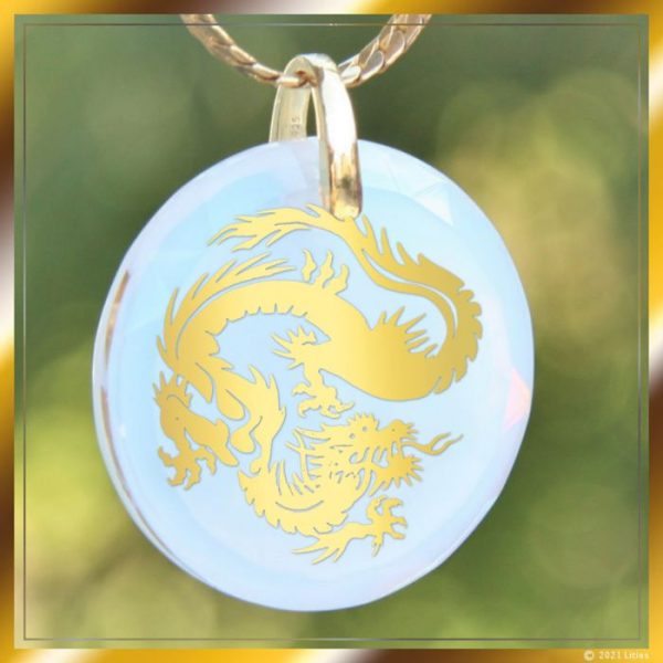 Drachen-Medaillon diamant von Lady Quan Yin