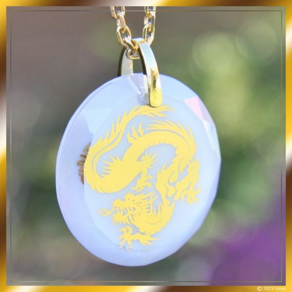 Drachen-Medaillon diamant von Lady Quan Yin – Bild 5
