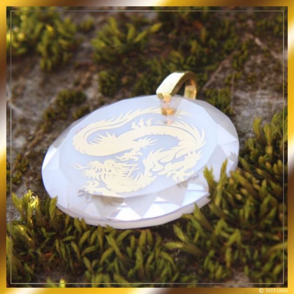 Drachen-Medaillon diamant von Lady Quan Yin – Bild 4