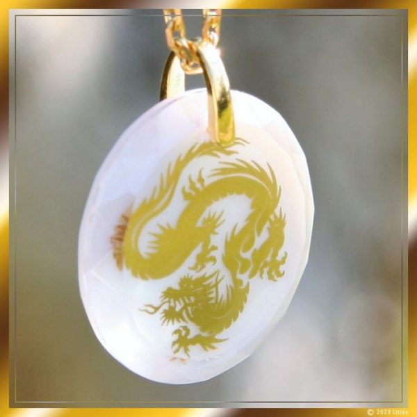Drachen-Medaillon diamant von Lady Quan Yin – Bild 3