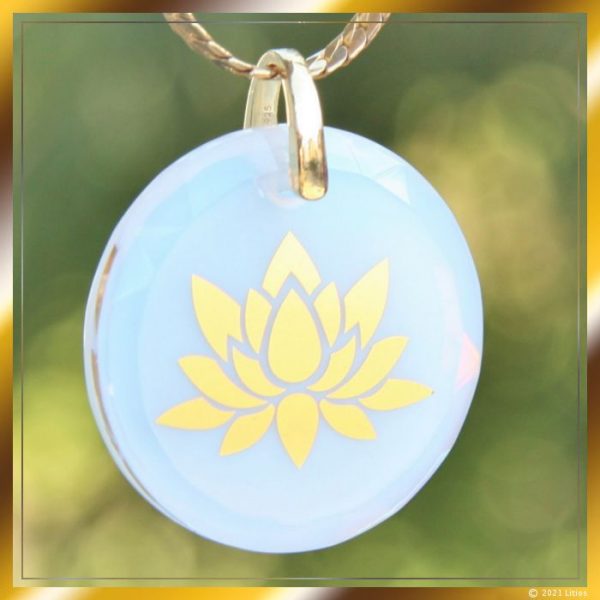 Goldenes Lotus-Medaillon – Bild 2